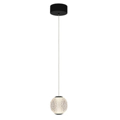 Langdon 1LT Pendant Black Warm White (3000K)