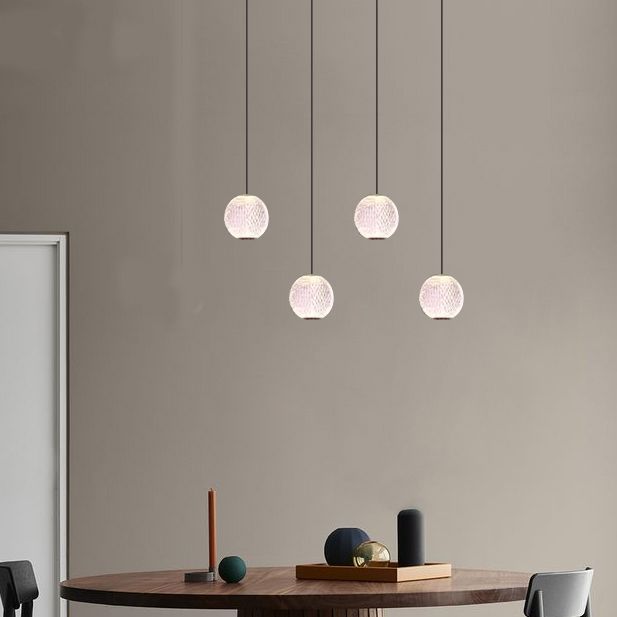 Langdon 4LT Bar Pendant Black Warm White (3000K)