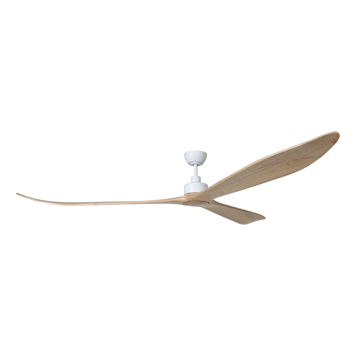Currumbin 100" DC Ceiling Fan White & Natural
