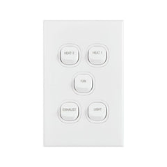 SALVADOR 4-in-1 Bathroom Heater Exhaust Fan with LED Light