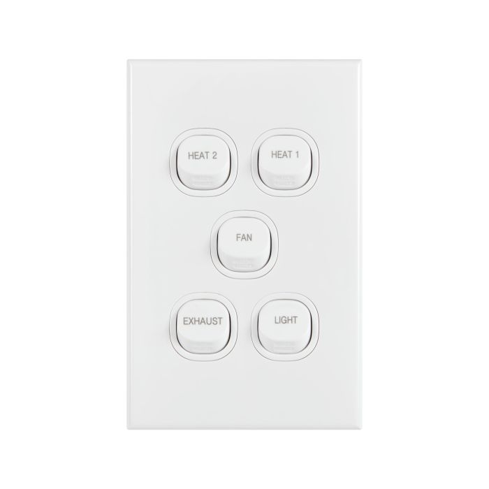 SALVADOR 4-in-1 Bathroom Heater Exhaust Fan with LED Light
