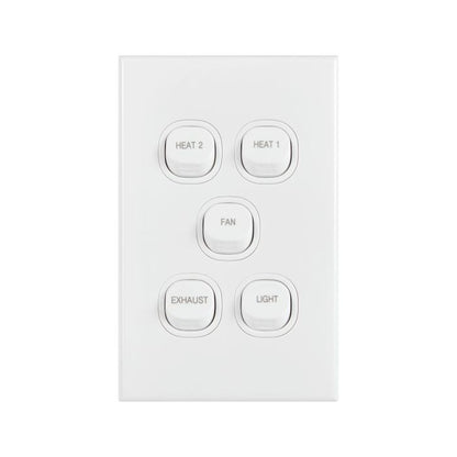 SALVADOR 4-in-1 Bathroom Heater Exhaust Fan with LED Light
