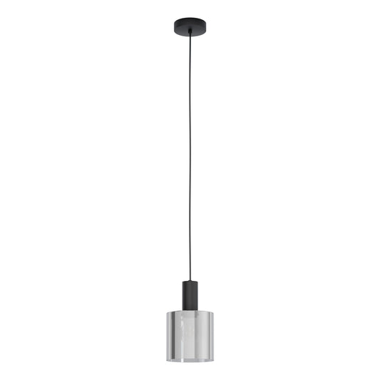 Gorosiba 1LT Pendant with Black Glass