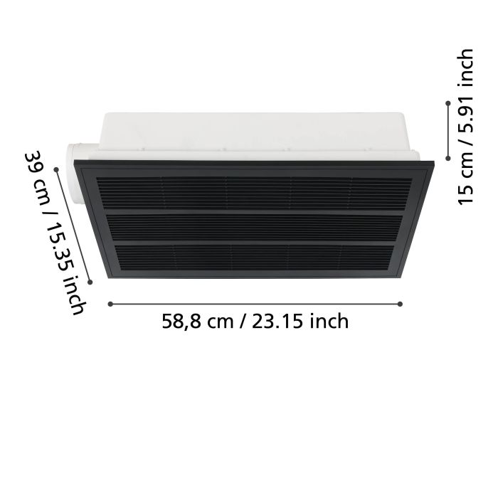 SALVADOR 3-in-1 Bathroom Heater Exhaust Fan