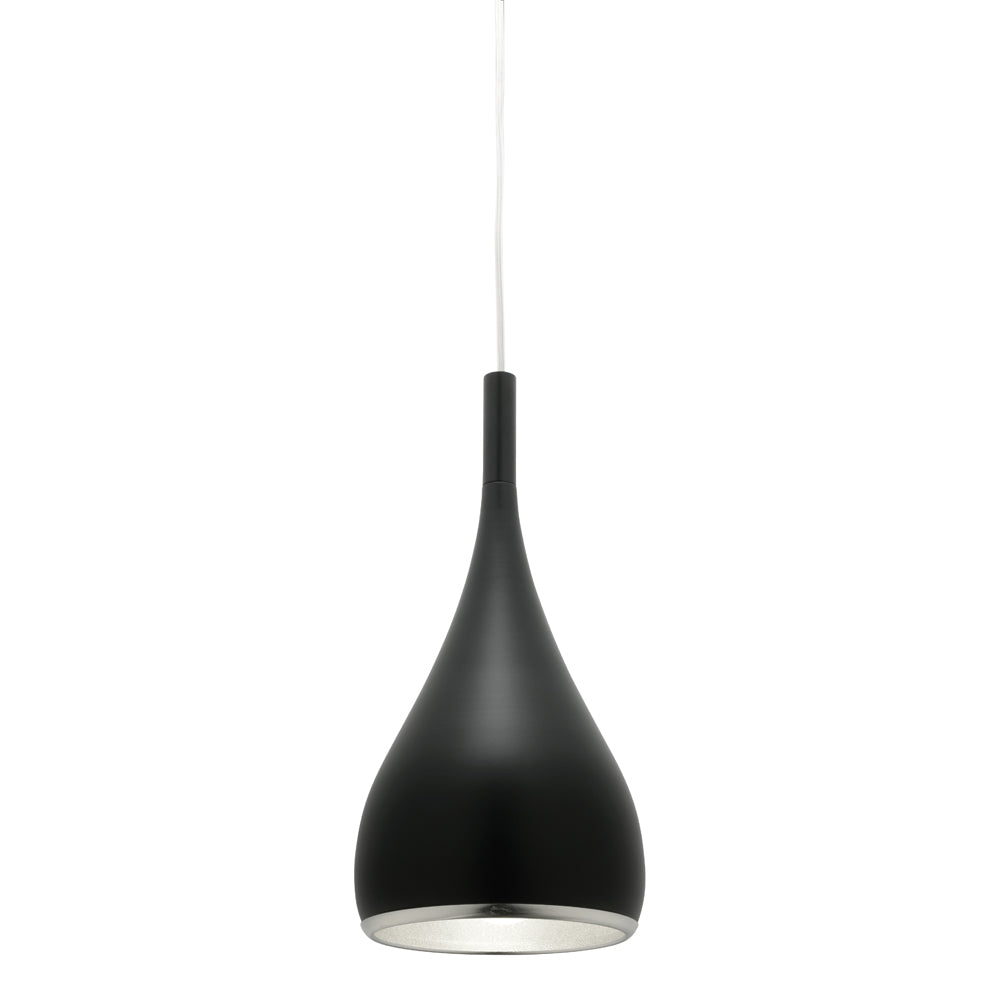 Aero 1 Light Pendant Matt Black