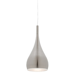 Aero 1 Light Pendant Satin Chrome