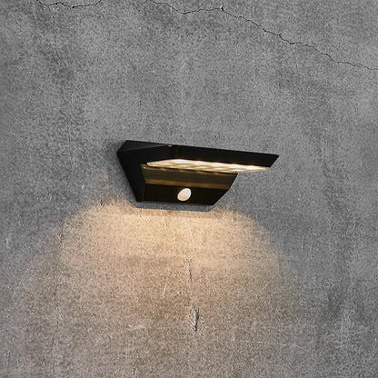 Agena Solar Wall light Black