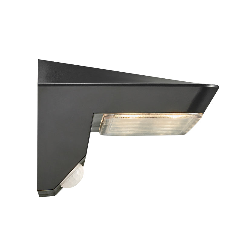 Agena Solar Wall light Black