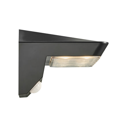 Agena Solar Wall light Black
