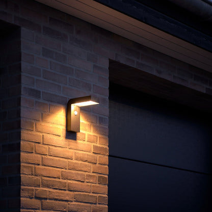 Alya Solar Wall light Black