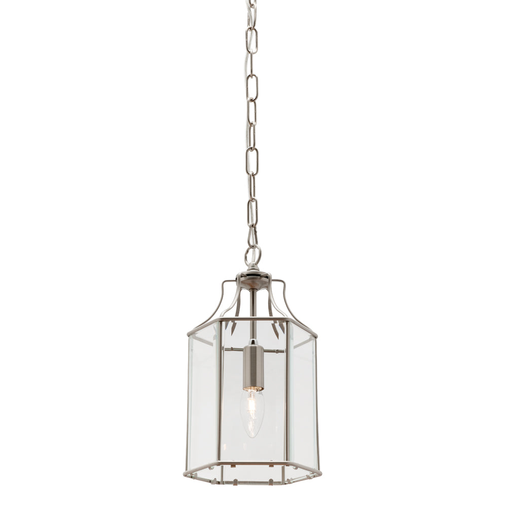 Arcadia 1LT Pendant Satin Chrome