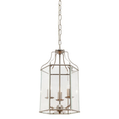 Arcadia 3 Light Pendant Satin Chrome