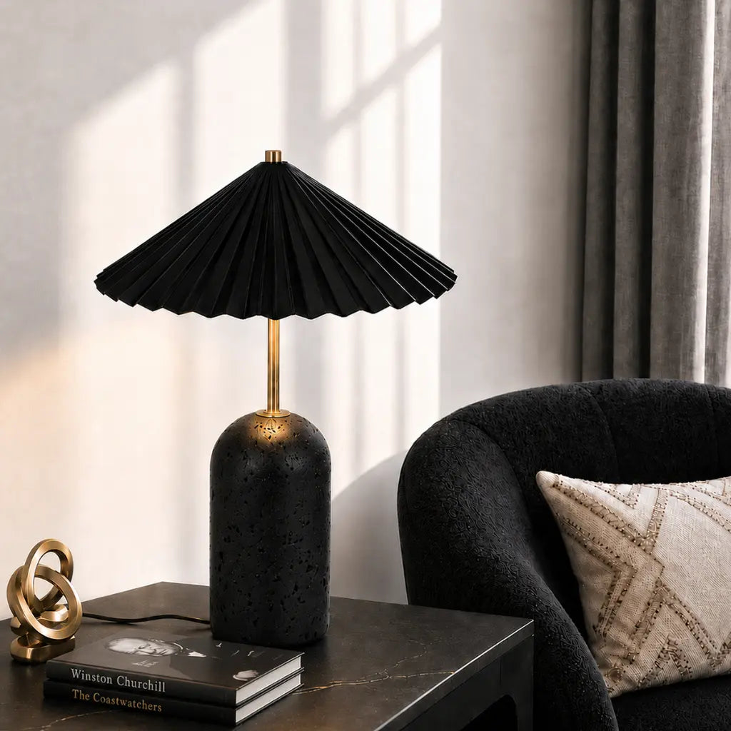 Arvane Travertine Table Lamp