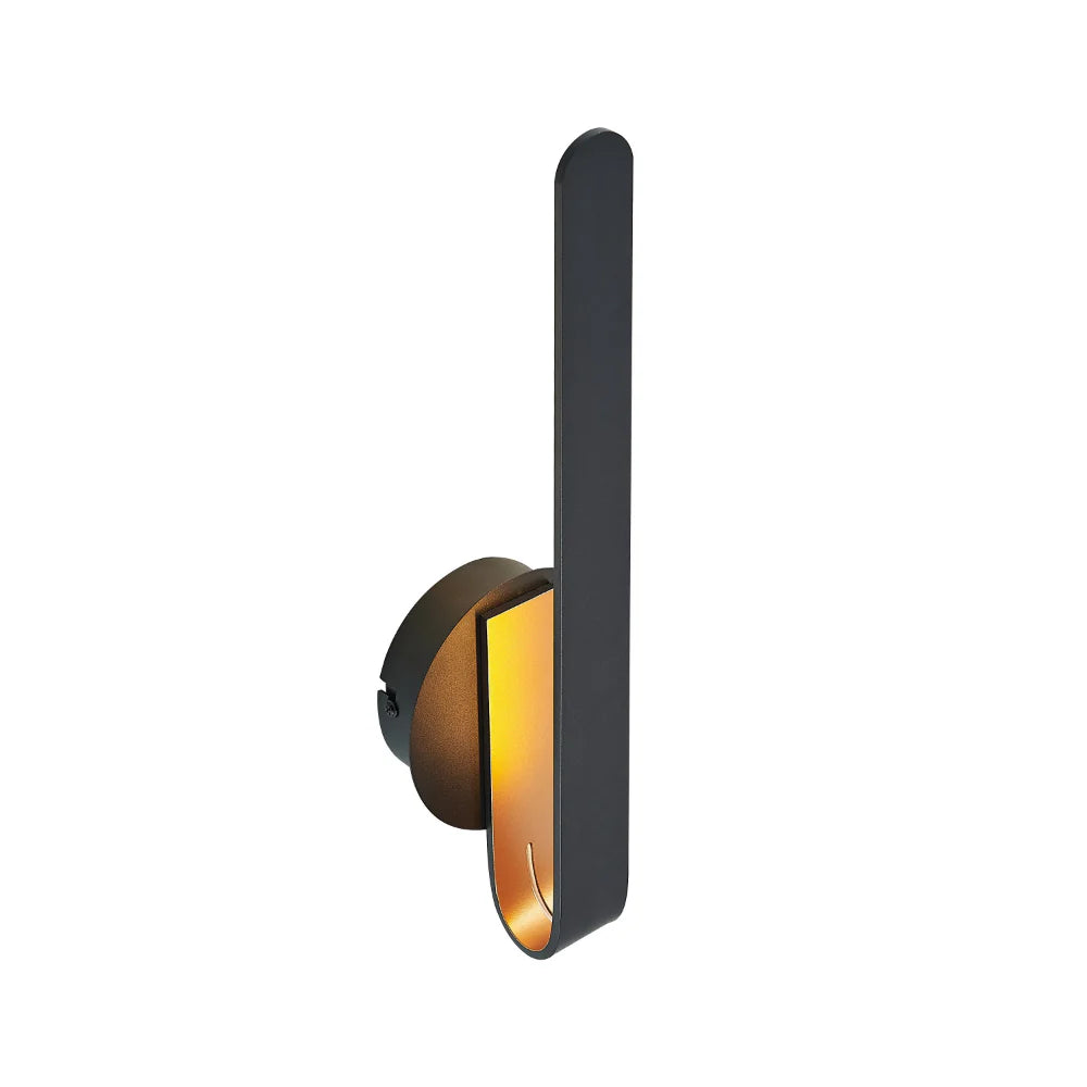 Atala 40 LED Wall Light Black