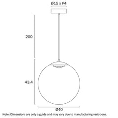 Aurora 1LT LED Pendant
