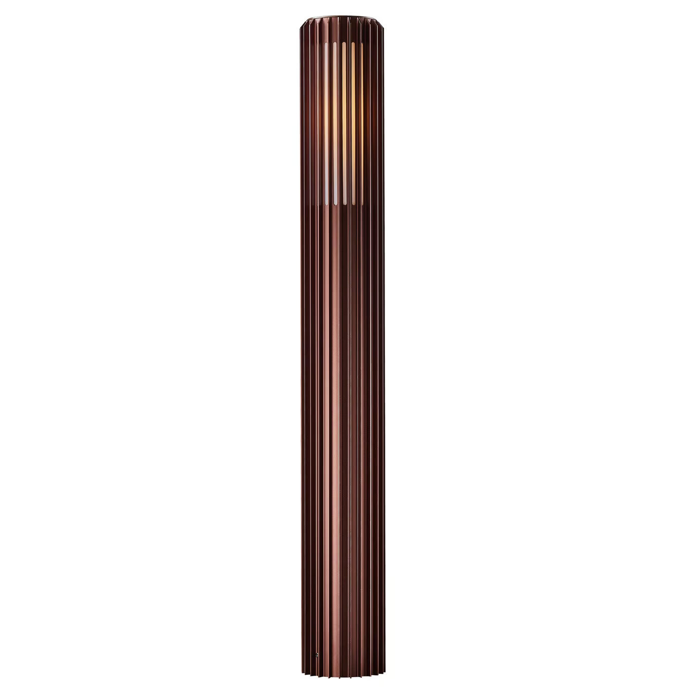 Aludra 95 Exterior Bollard Light Brown Metallic