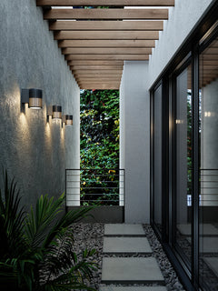 Aludra Exterior Wall Light Black