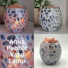 Mosaic Vase Salt Lamps