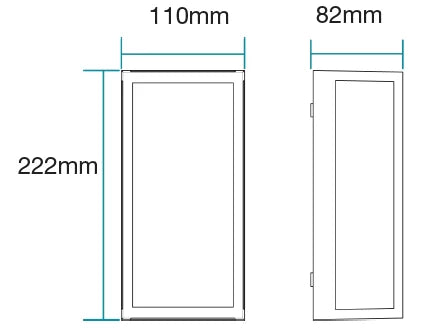 Ashton 10W LED Wall Light Black