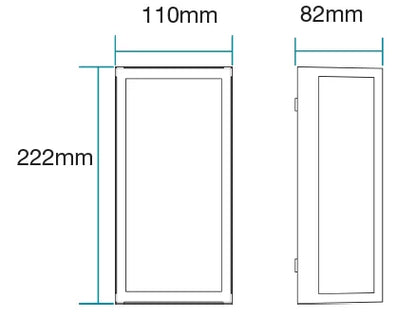 Ashton 10W LED Wall Light Black