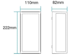 Ashton 10W LED Wall Light White