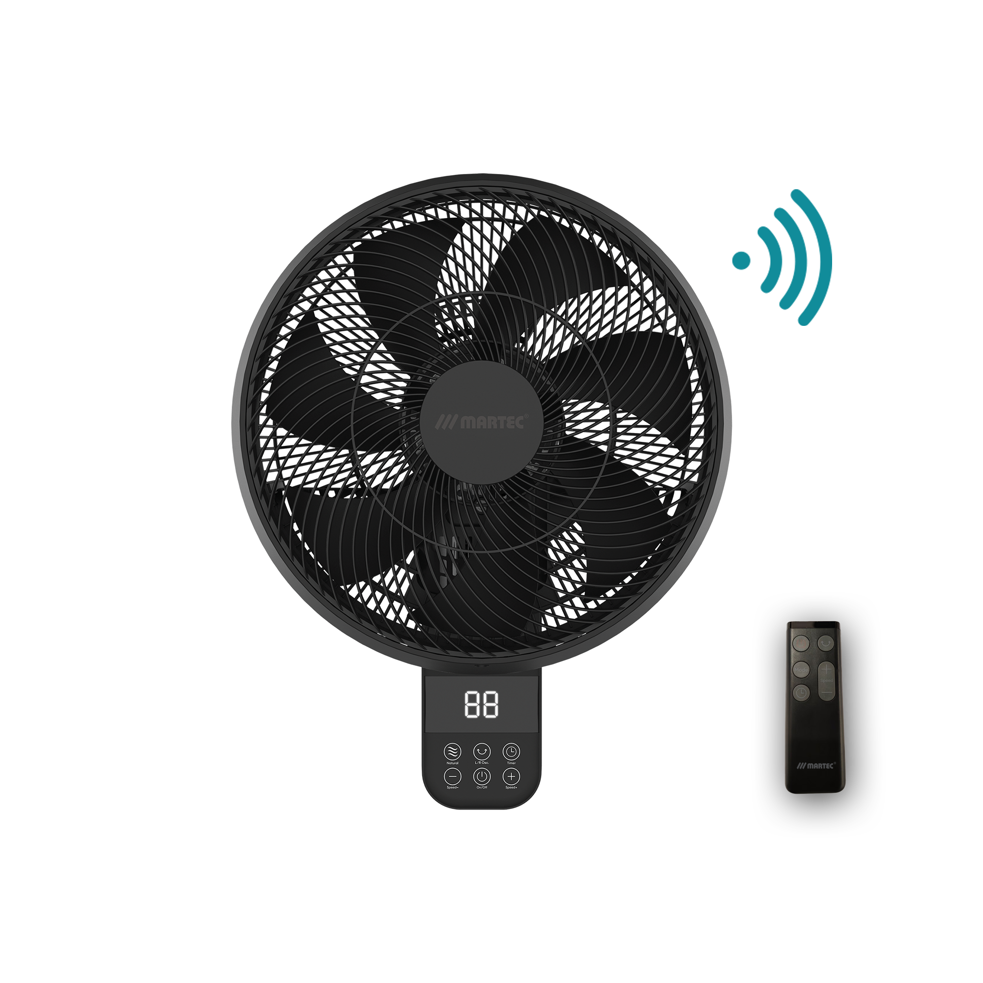 Avalon DC 14″ Smart Wall Fan With Remote Control