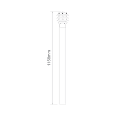BL-100 1m Bollard Kit