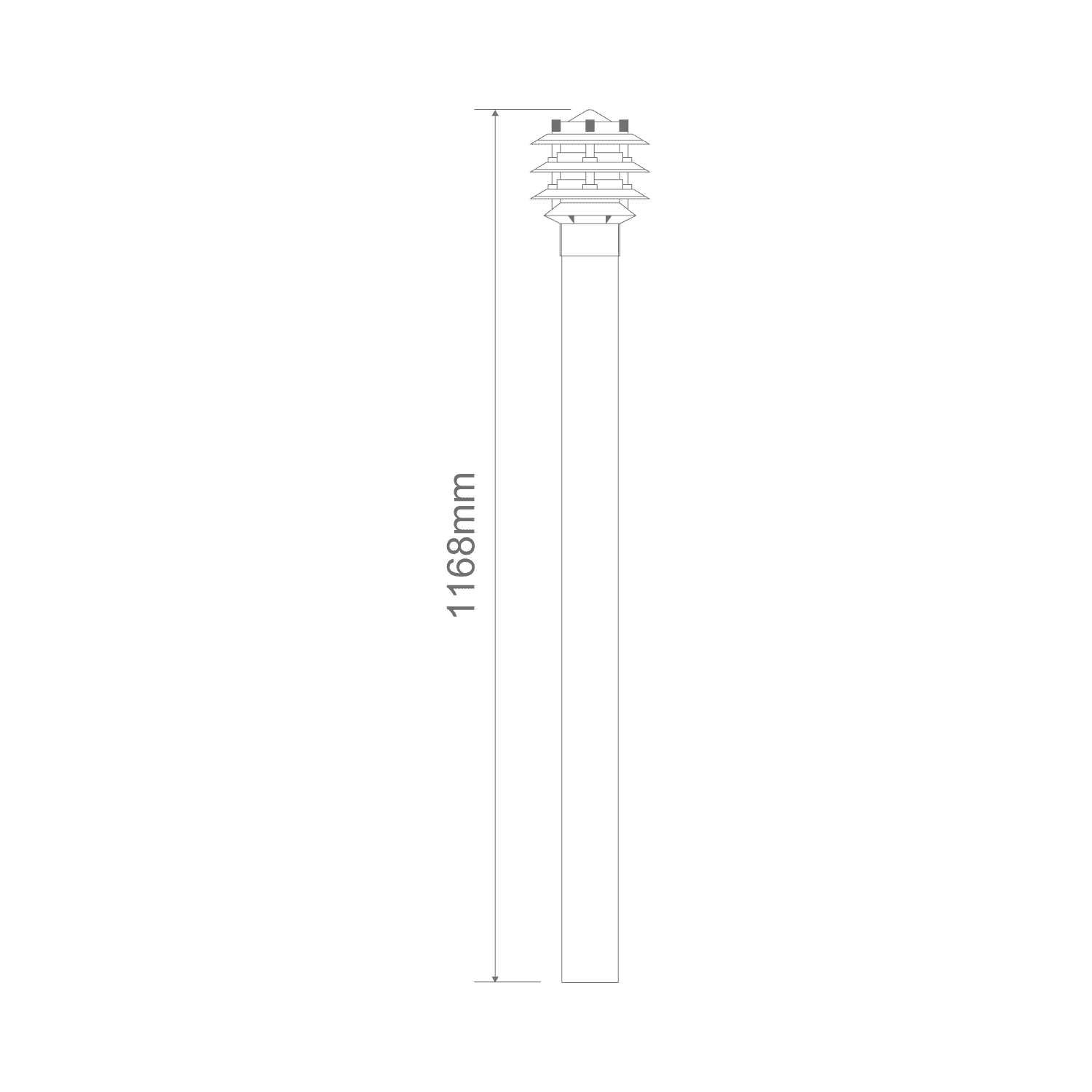 BL-100 1m Bollard Kit