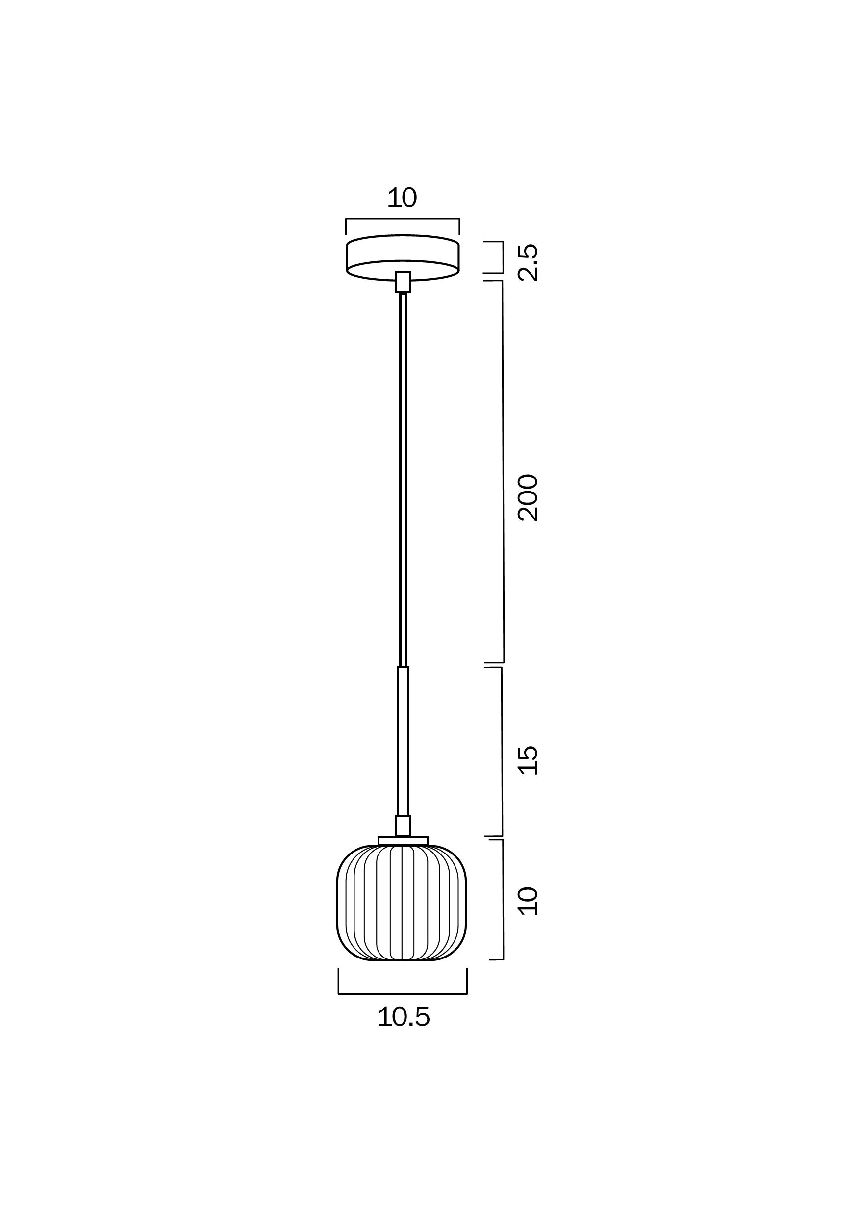 Bobo Smoke 1LT Pendant