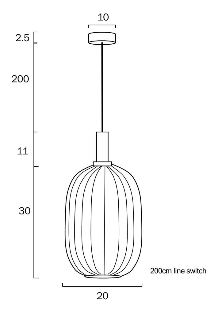 Bonura Glass Pendant Light