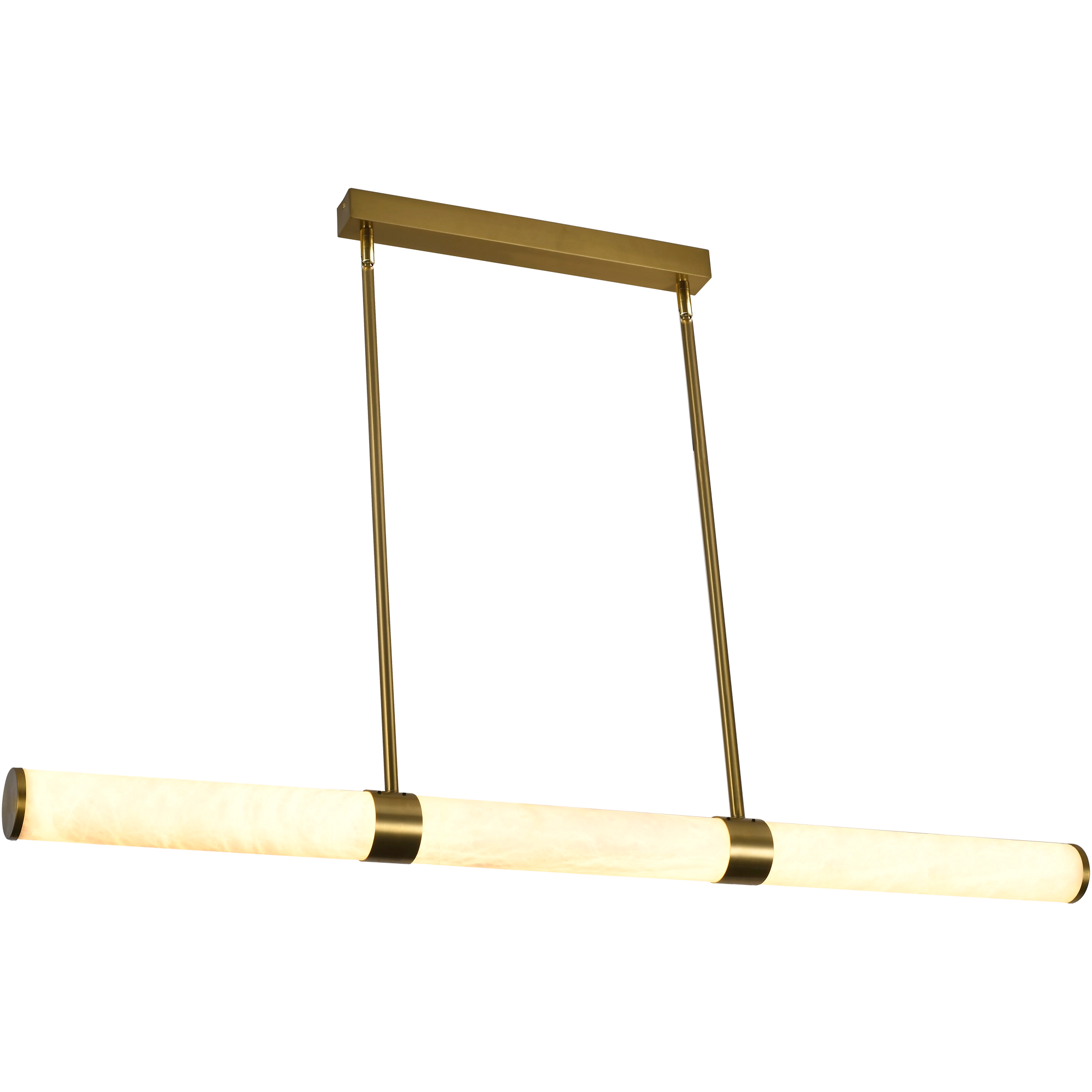 Bower Modern Alabaster Stone 1232mm Linear Pendant Light