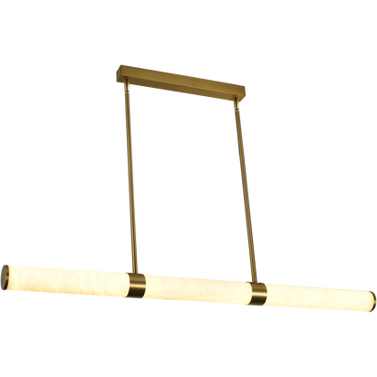 Bower Modern Alabaster Stone 1232mm Linear Pendant Light