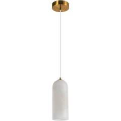 Bower Modern Alabaster Stone 1 Light Pendant Light