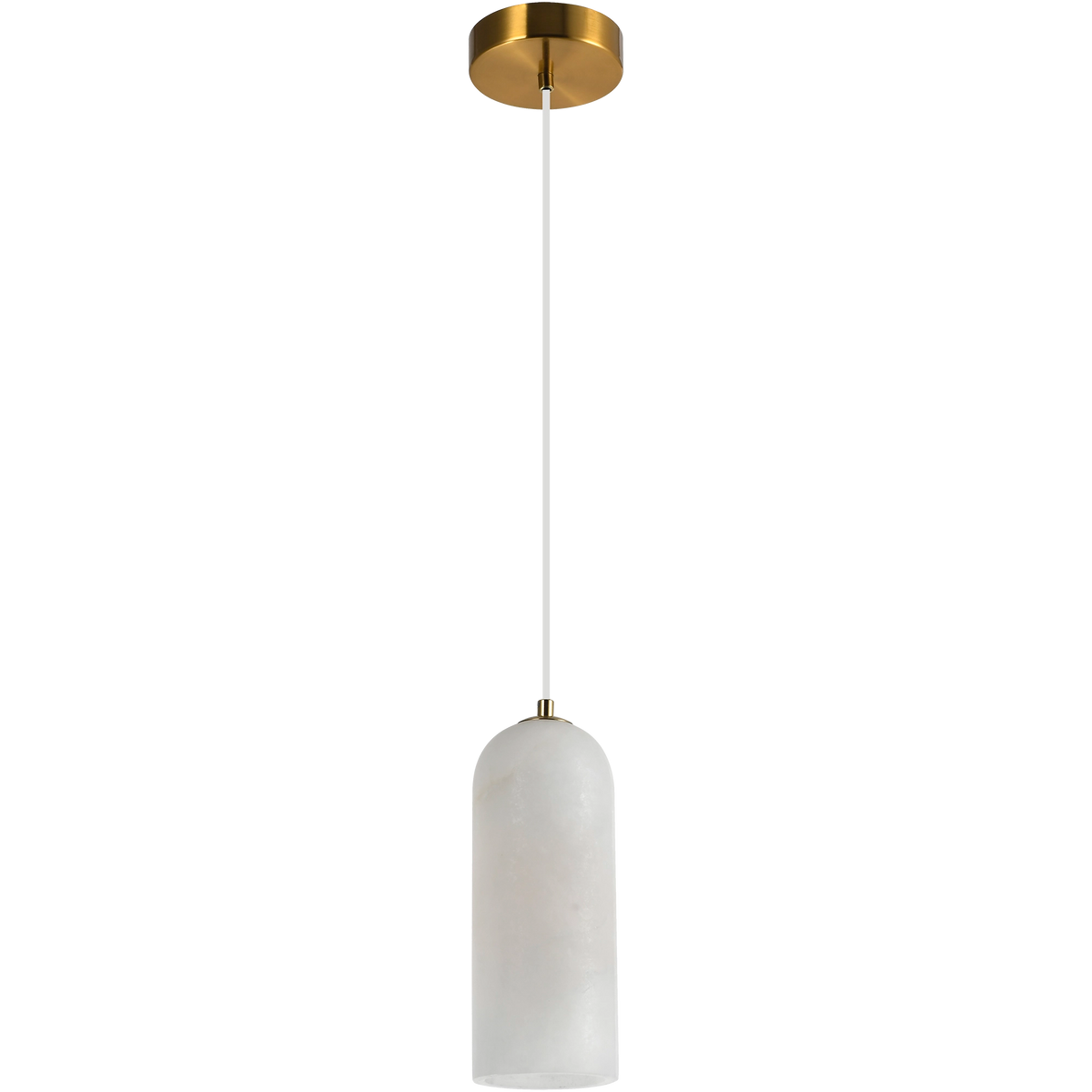 Bower Modern Alabaster Stone 1 Light Pendant Light