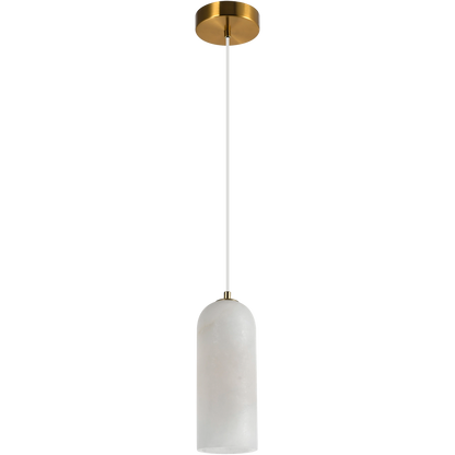 Bower Modern Alabaster Stone 1 Light Pendant Light