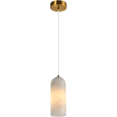 Bower Modern Alabaster Stone 1 Light Pendant Light