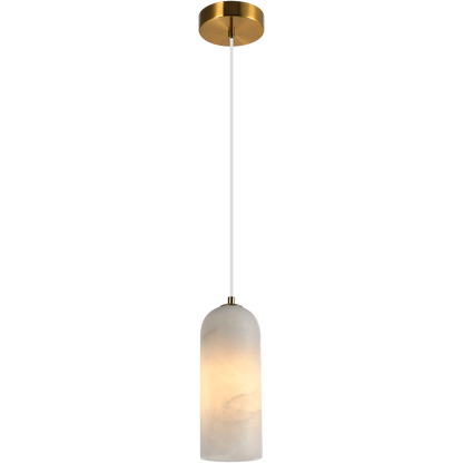 Bower Modern Alabaster Stone 1 Light Pendant Light