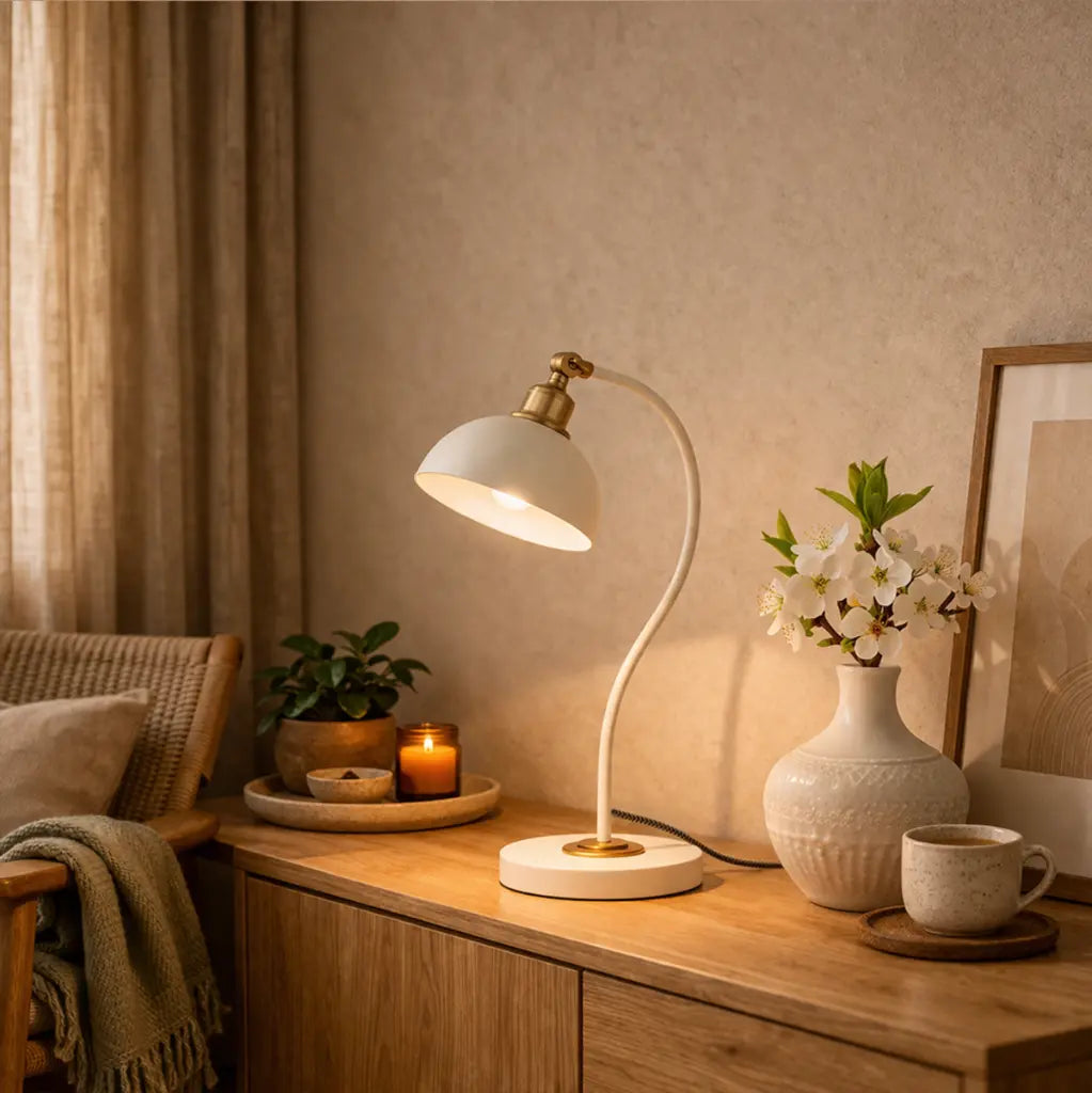Brevik Table Lamp Beige