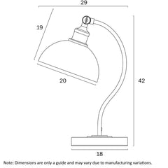 Brevik Table Lamp Orange