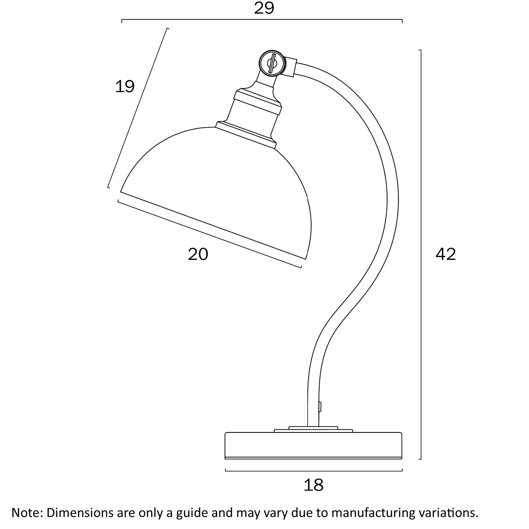 Brevik Table Lamp Orange