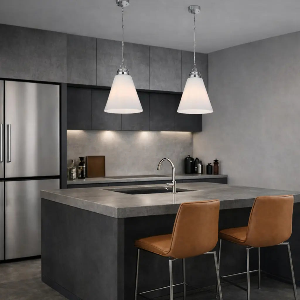 Brine Glass Pendant Light