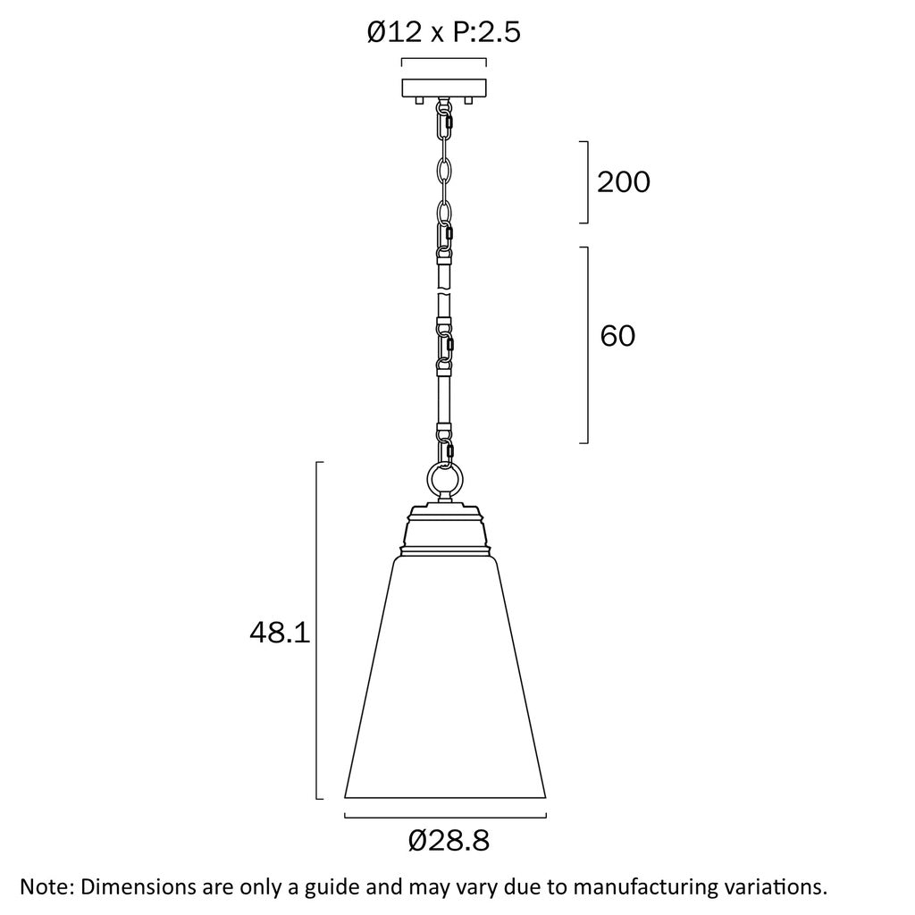 Brine Glass Pendant Light
