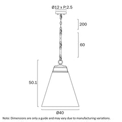 Brine Glass Pendant Light