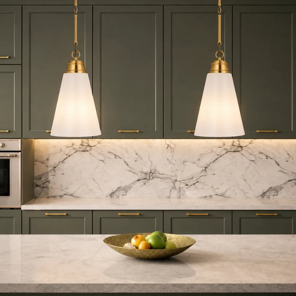 Brine Glass Pendant Light