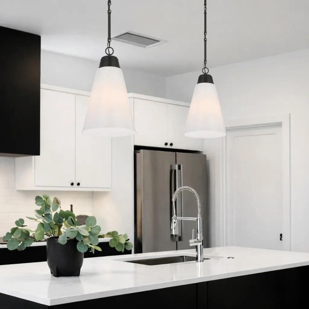 Brine Glass Pendant Light