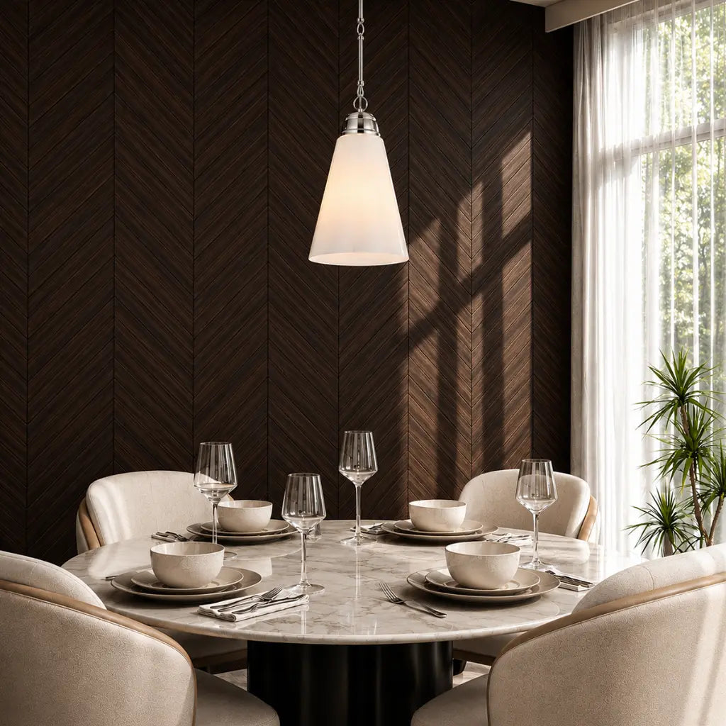 Brine Glass Pendant Light