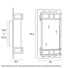Burch LED Exterior Wall Light