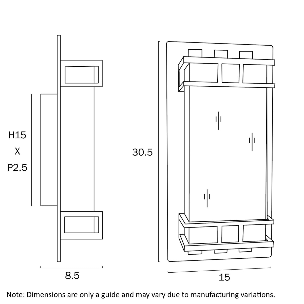 Burch LED Exterior Wall Light