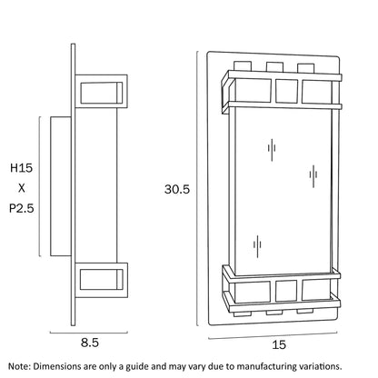 Burch LED Exterior Wall Light
