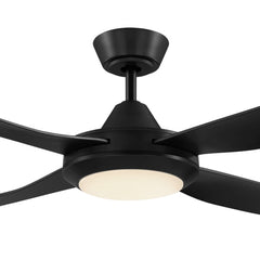 Bondi 48" AC Ceiling Fan with CCT LED Light Black